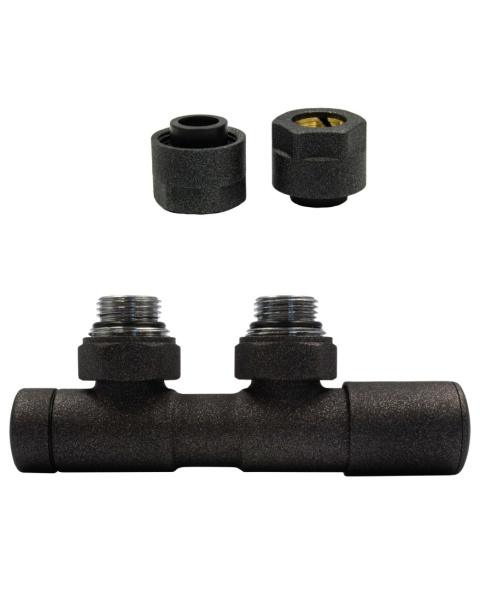 Zawór regulacyjny 50mm TWINS antracyt prawy Cu Zawór regulacyjny 50mm TWINS antracyt prawy Cu