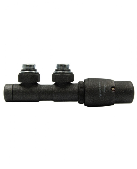 Zawór termostatyczny 50mm TWINS antracyt prawy Zawór termostatyczny 50mm TWINS antracyt prawy