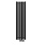 LUXAR 390/1600 mm grzejnik pionowy dekorac. czarny str. D50