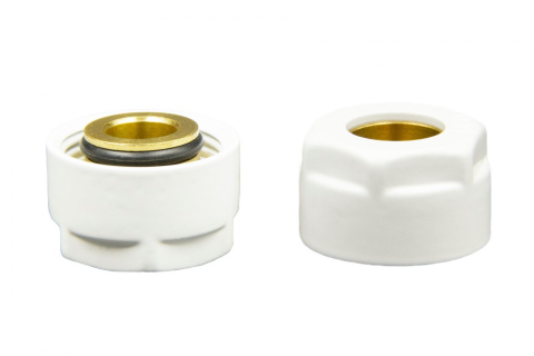 Złączka zaciskowa CU biała 3/4"x15x1 Złączka zaciskowa CU biała 3/4"x15x1