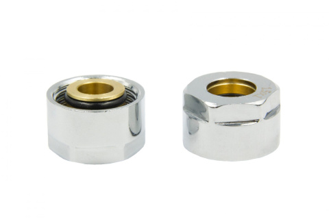 Złączka zaciskowa CU chrom 3/4"x15x1 Złączka zaciskowa CU chrom 3/4"x15x1