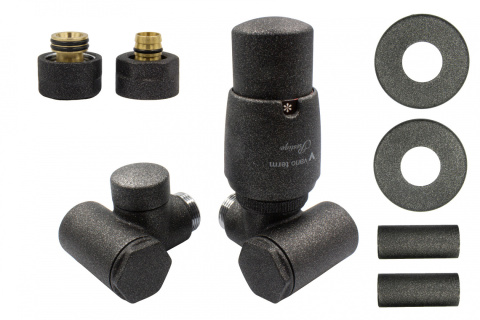 Zawór termostatyczny do grzałki 50mm INTEGRA antracyt prawy All in One Zawór termostatyczny do grzałki 50mm INTEGRA antracyt prawy All in One