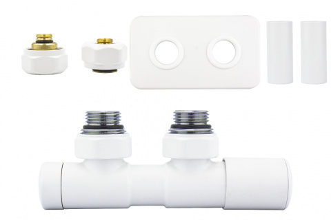 Zawór regulacyjny 50mm TWINS biały mat prawy Pex All in One Zawór regulacyjny 50mm TWINS biały mat prawy Pex All in One