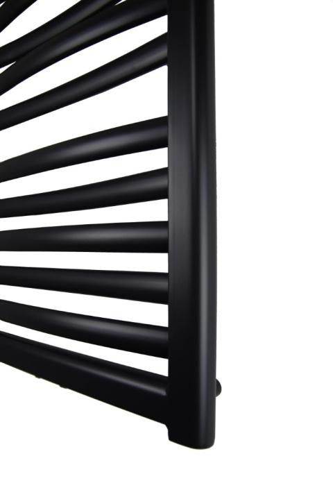 Grzejnik łazienkowy Łezka 3D 1205/540 Regnis D5 czarny mat Grzejnik łazienkowy Łezka 3D 1205/540 Regnis D5 czarny mat
