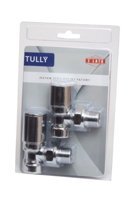 Zawór regulacyjny kątowy chrom TULLY Zawór regulacyjny kątowy chrom TULLY