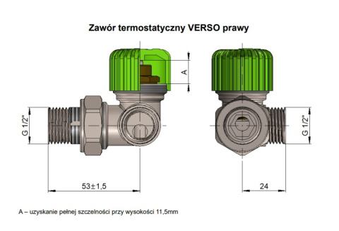 Zawory trójos term. VERSO Pex prawy Prestige Zawory trójos term. VERSO Pex prawy Prestige